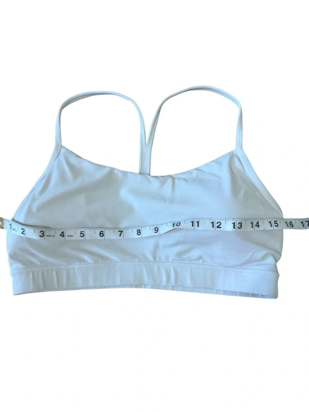 lululemon athletica White Scoop-Neck Wireless Bralette
